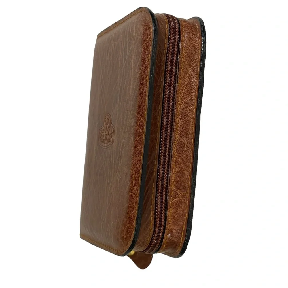 Sir Rondo’s Made In Italy Leather 4 Watch Zip Around Collector Watch Travel Case - Picture 5 of 13